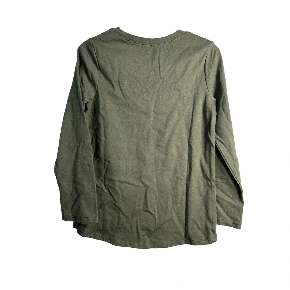 garanimals toddler girls‎ long sleeve green shirt size 5T